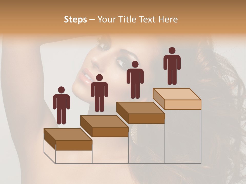 Dark Superiority Caucasian PowerPoint Template