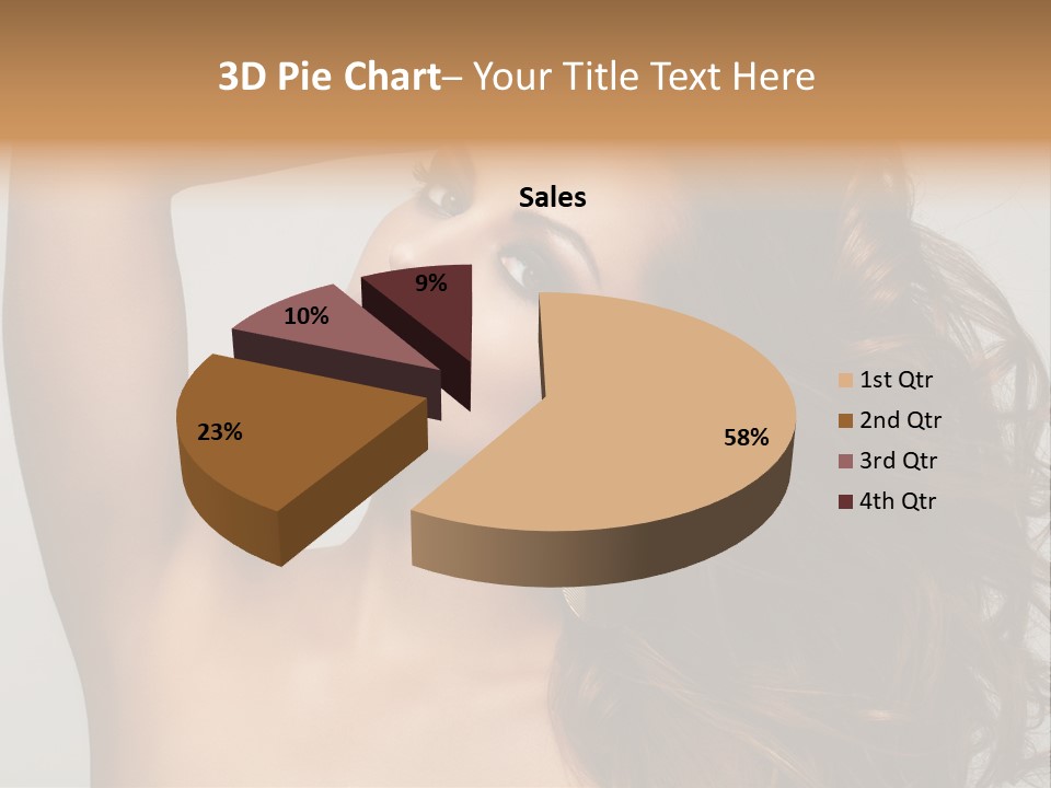 Dark Superiority Caucasian PowerPoint Template
