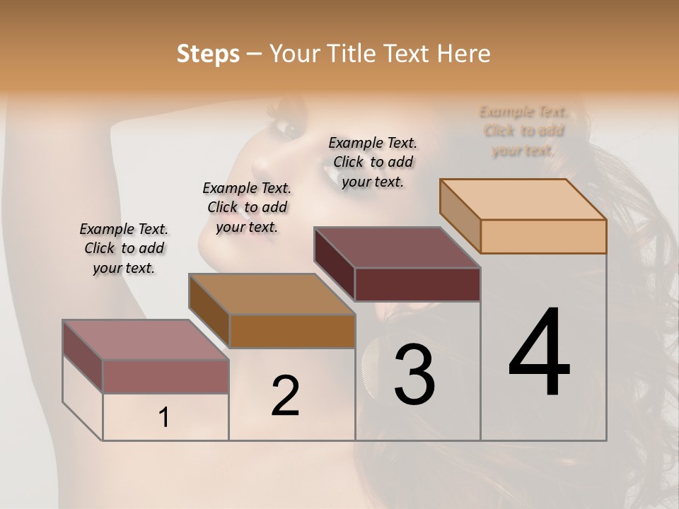 Dark Superiority Caucasian PowerPoint Template