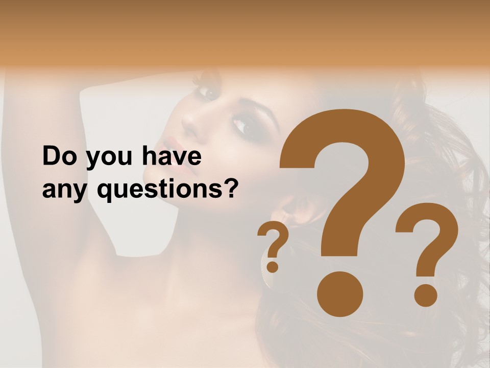 Dark Superiority Caucasian PowerPoint Template