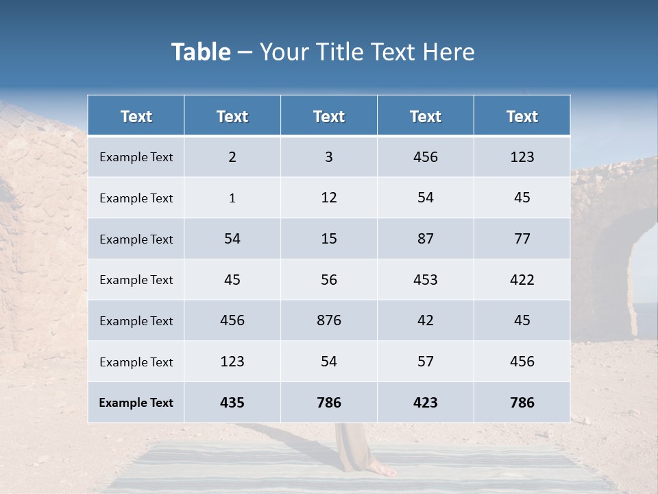 Active Fit One PowerPoint Template