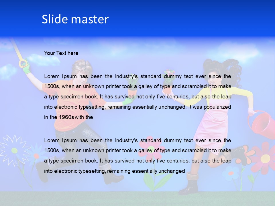 Emotional Background Fantasy PowerPoint Template