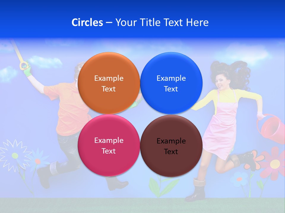 Emotional Background Fantasy PowerPoint Template