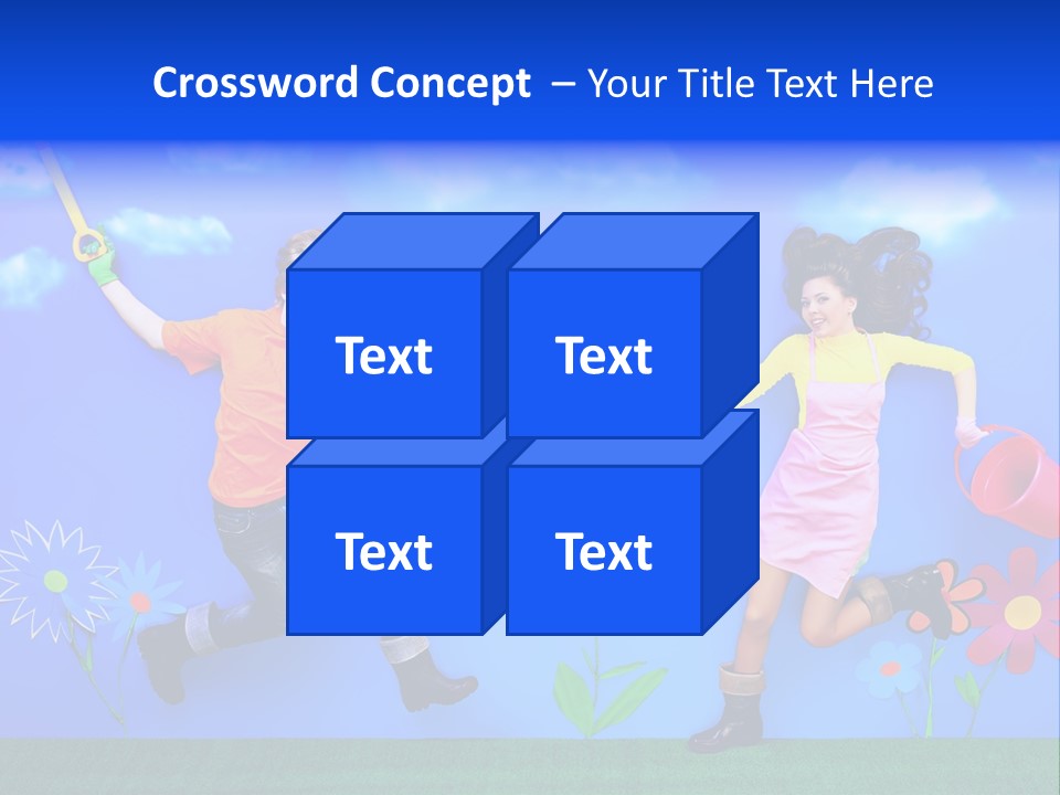 Emotional Background Fantasy PowerPoint Template