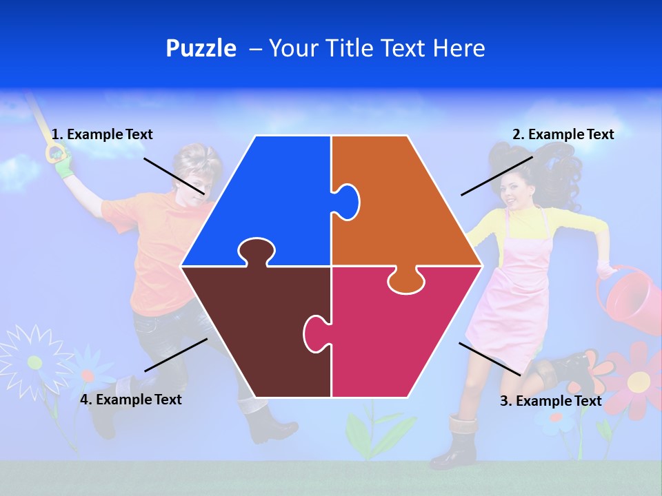 Emotional Background Fantasy PowerPoint Template