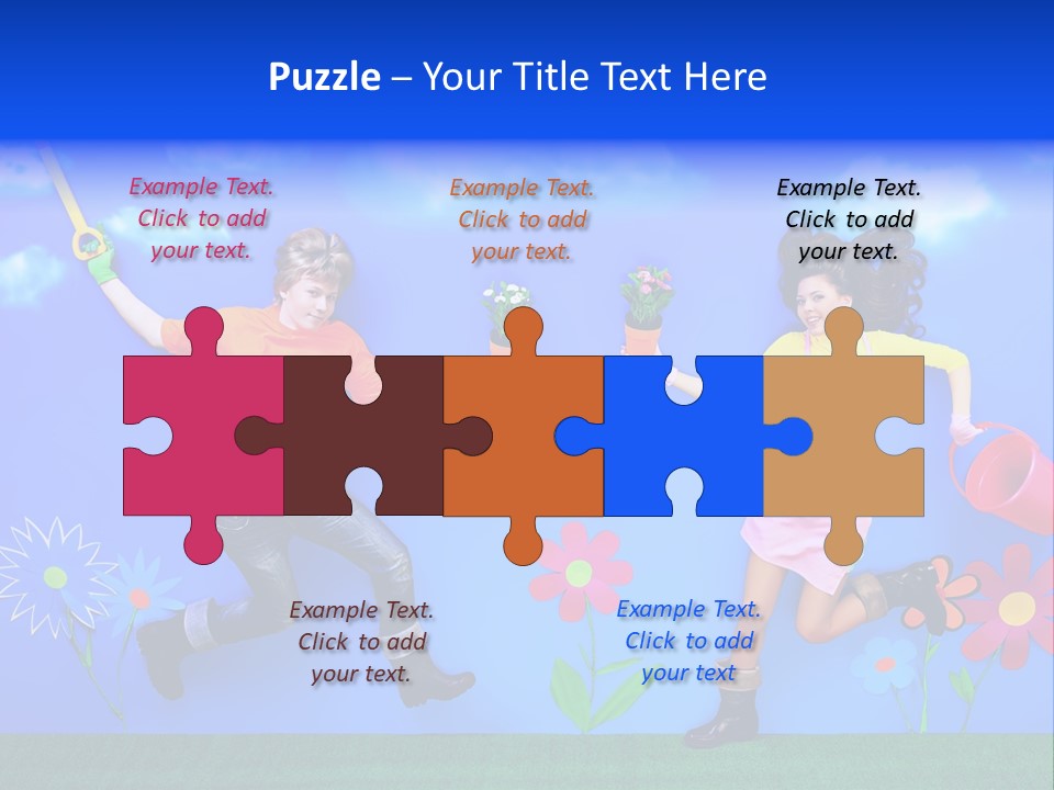 Emotional Background Fantasy PowerPoint Template