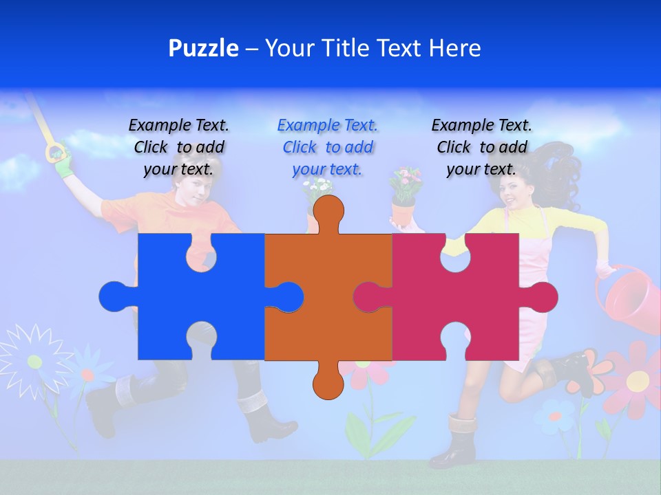 Emotional Background Fantasy PowerPoint Template