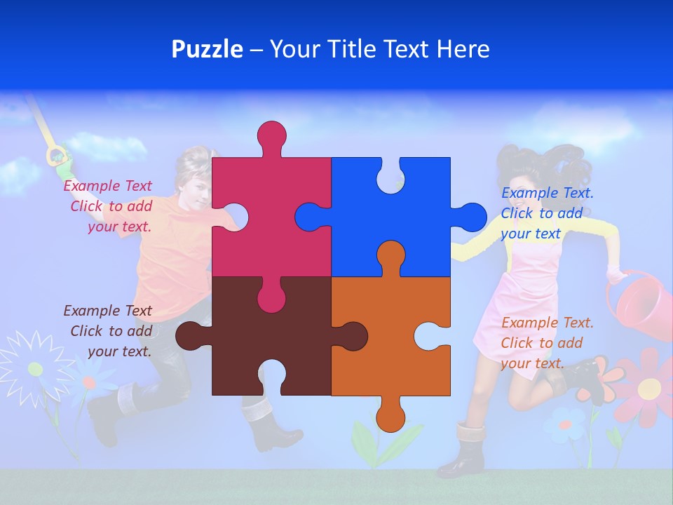 Emotional Background Fantasy PowerPoint Template