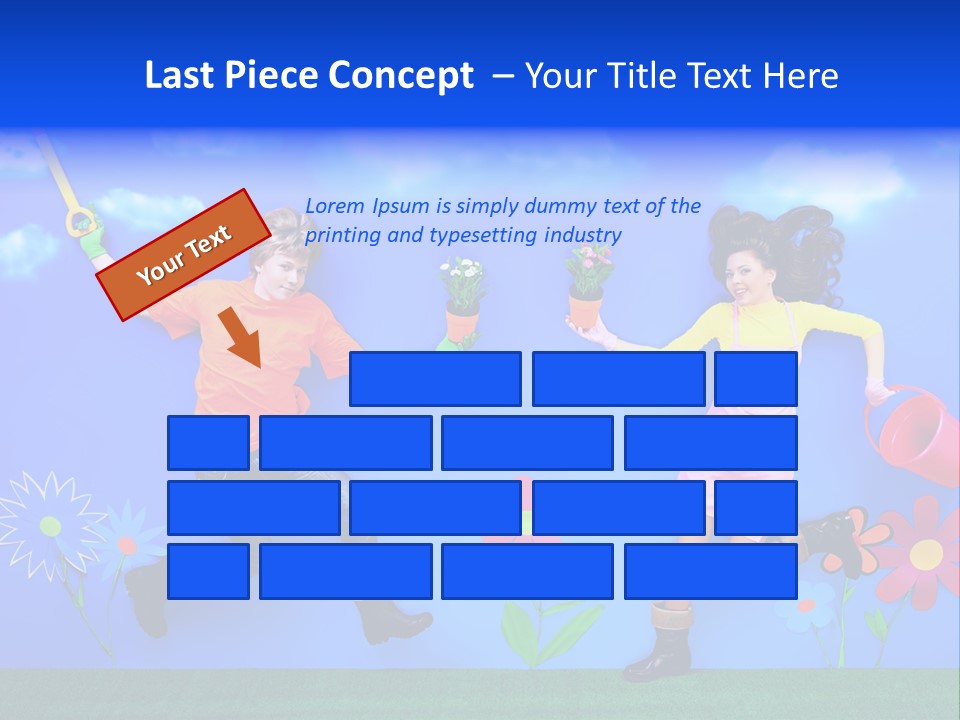 Emotional Background Fantasy PowerPoint Template