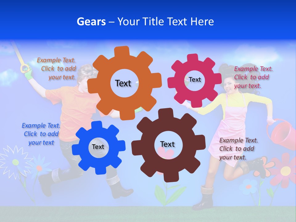 Emotional Background Fantasy PowerPoint Template