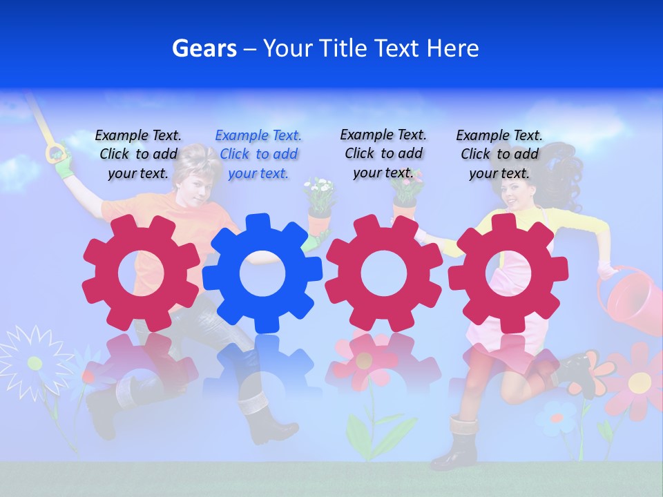 Emotional Background Fantasy PowerPoint Template