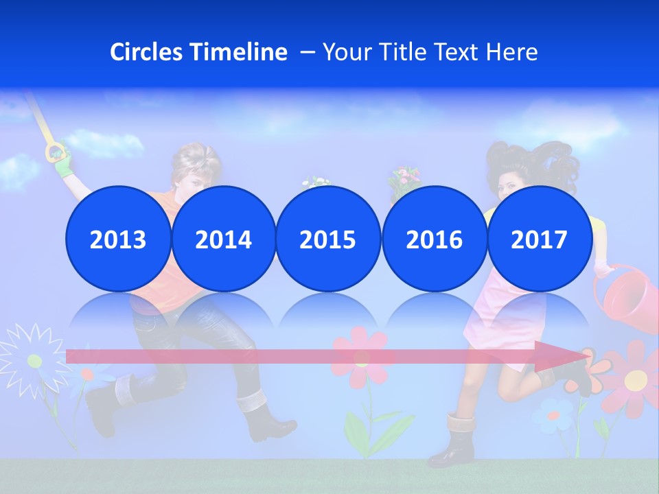 Emotional Background Fantasy PowerPoint Template