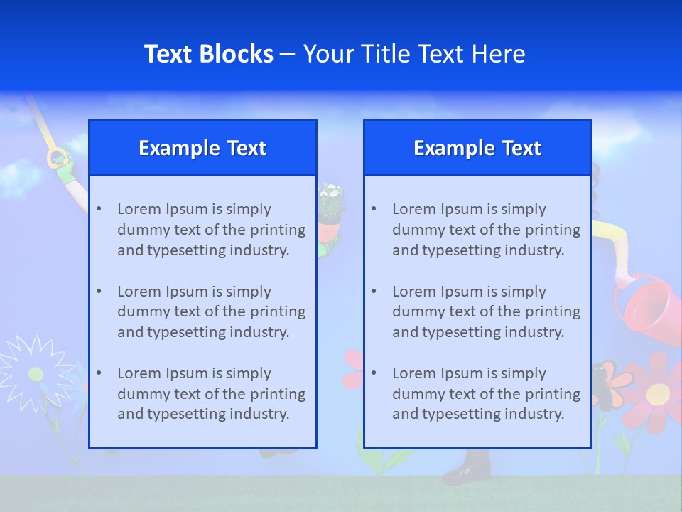 Emotional Background Fantasy PowerPoint Template