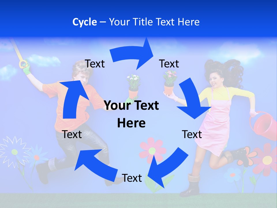 Emotional Background Fantasy PowerPoint Template