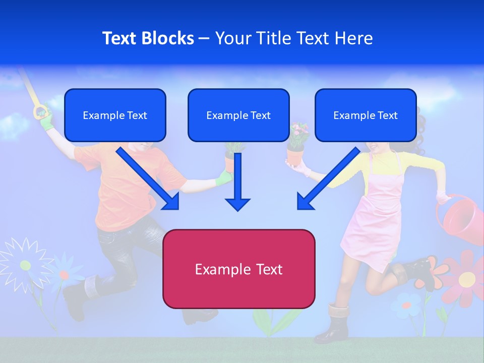 Emotional Background Fantasy PowerPoint Template