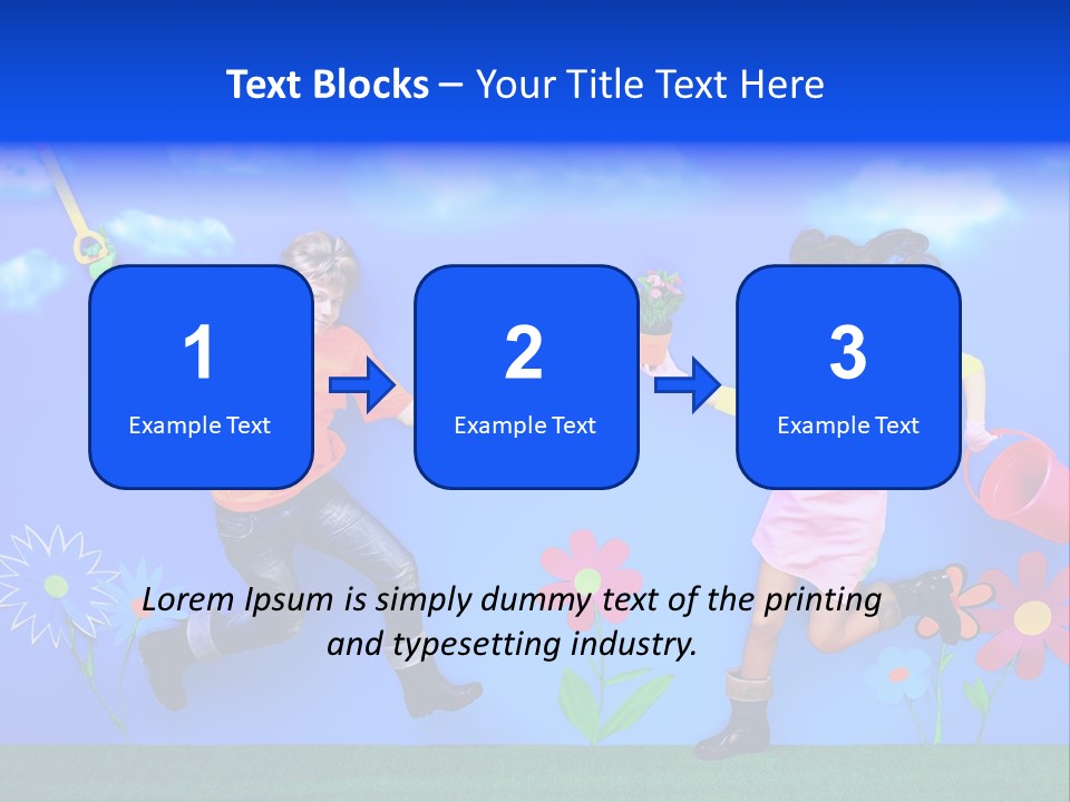 Emotional Background Fantasy PowerPoint Template