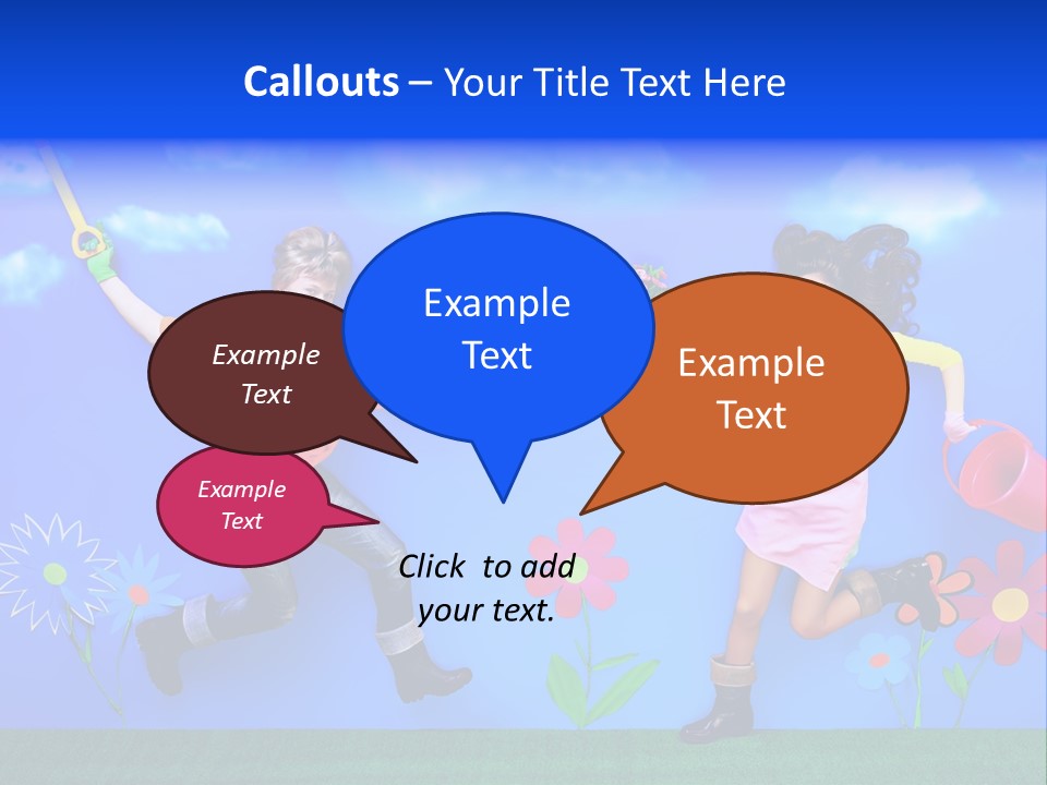 Emotional Background Fantasy PowerPoint Template