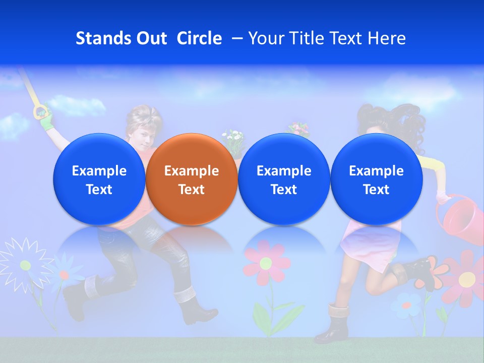 Emotional Background Fantasy PowerPoint Template
