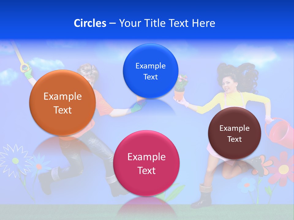 Emotional Background Fantasy PowerPoint Template