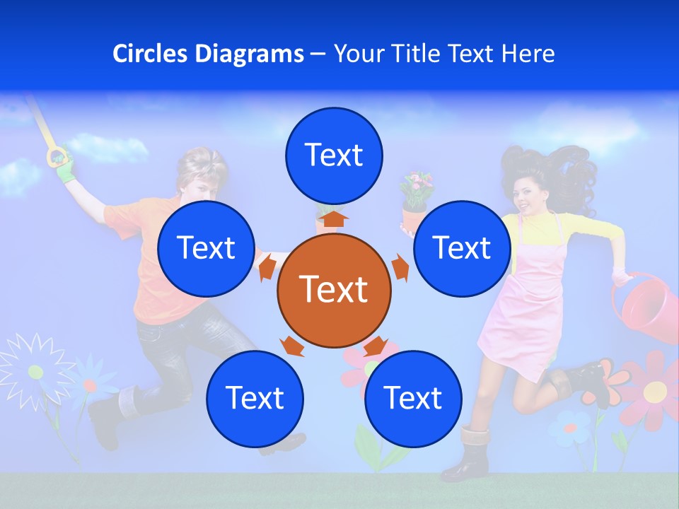 Emotional Background Fantasy PowerPoint Template