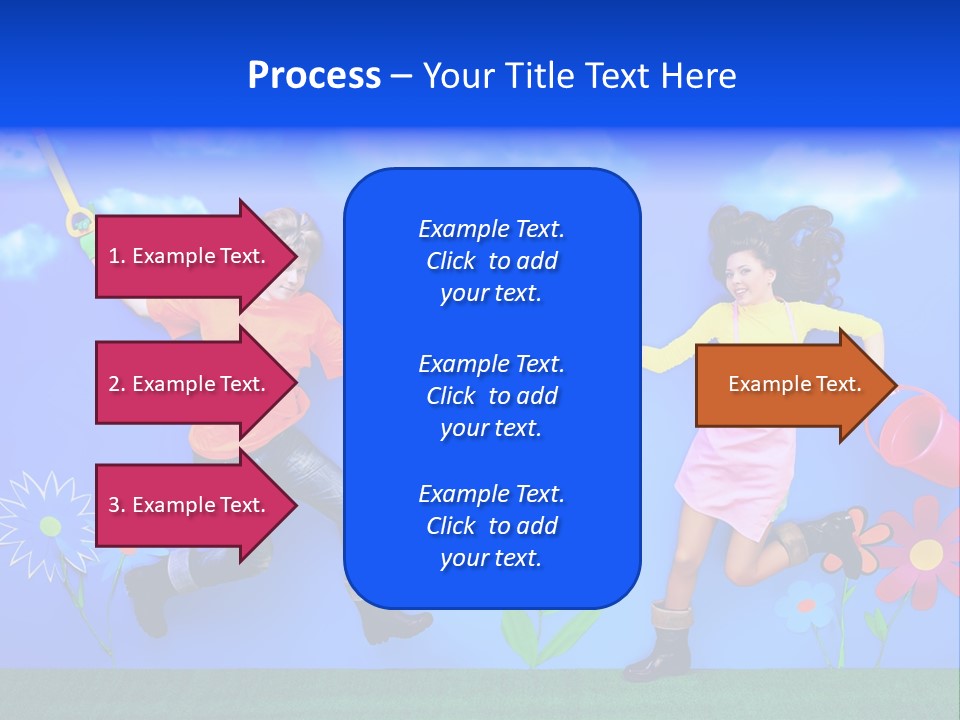 Emotional Background Fantasy PowerPoint Template