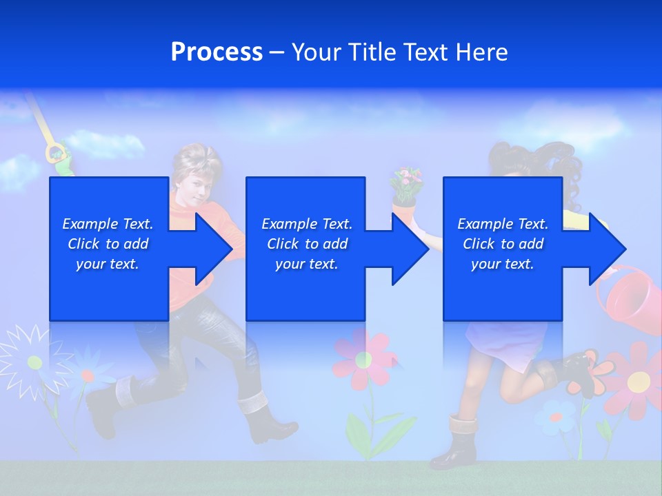 Emotional Background Fantasy PowerPoint Template