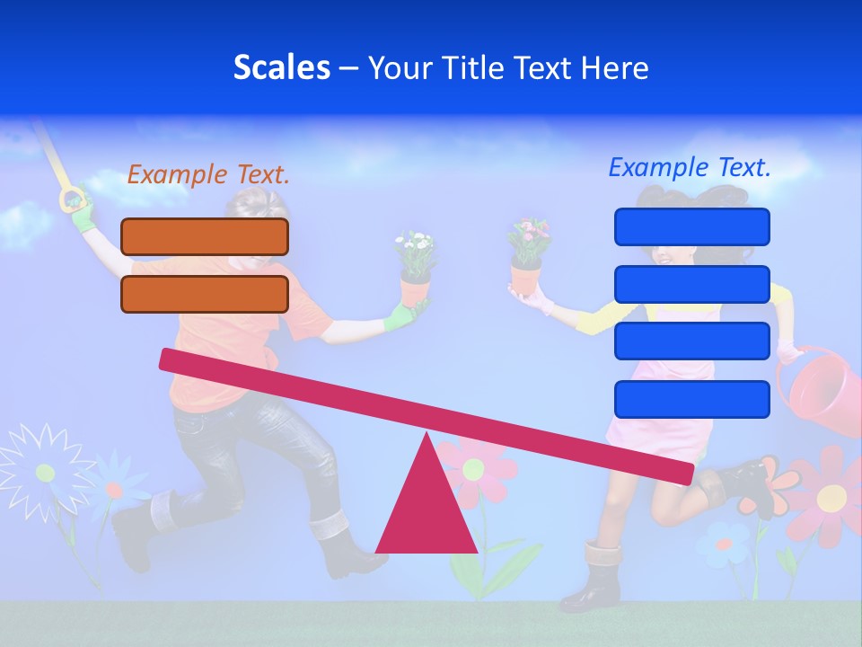 Emotional Background Fantasy PowerPoint Template