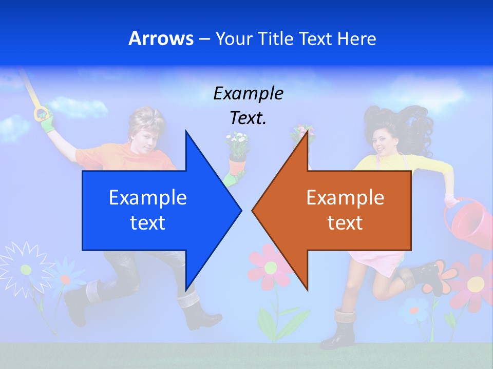 Emotional Background Fantasy PowerPoint Template