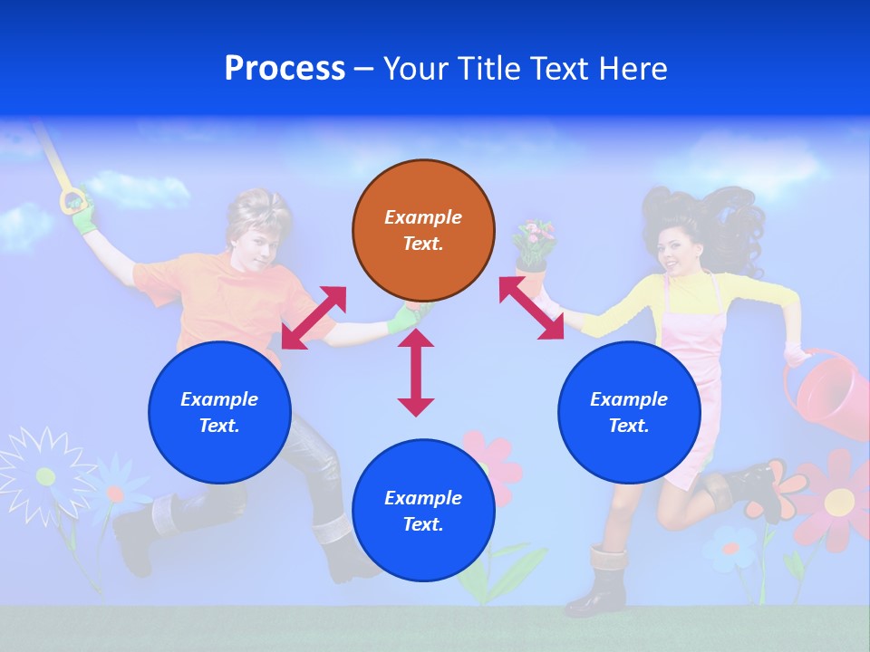 Emotional Background Fantasy PowerPoint Template