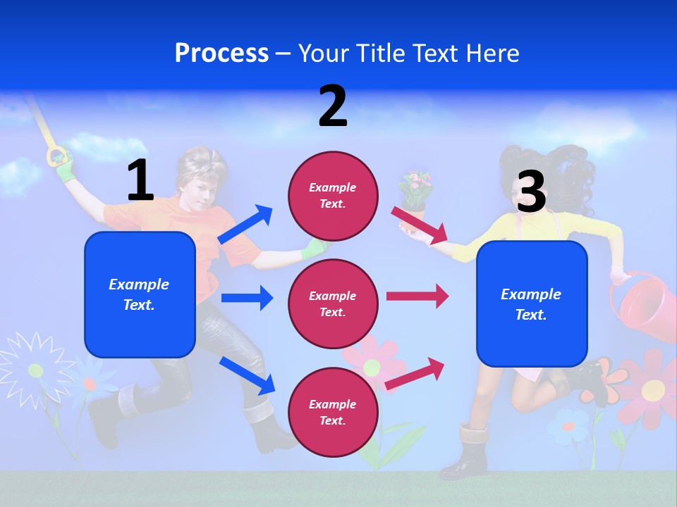 Emotional Background Fantasy PowerPoint Template