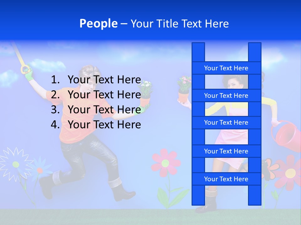 Emotional Background Fantasy PowerPoint Template