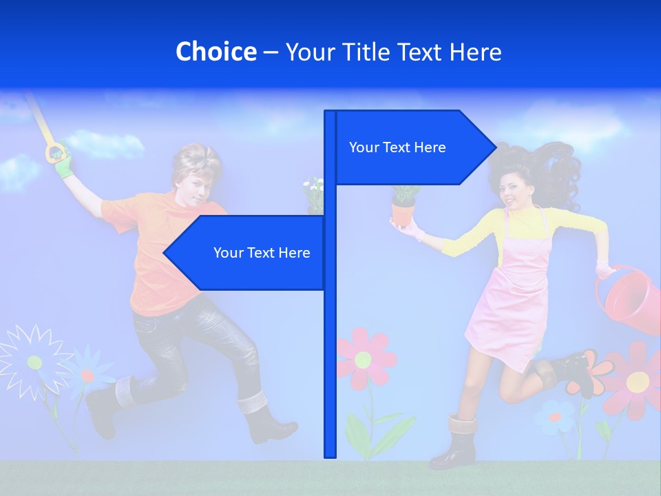 Emotional Background Fantasy PowerPoint Template