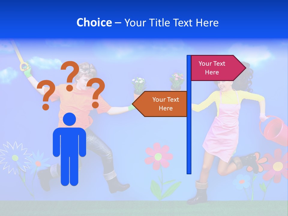 Emotional Background Fantasy PowerPoint Template