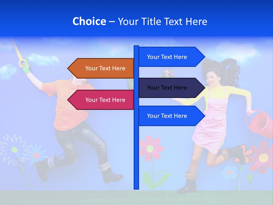 Emotional Background Fantasy PowerPoint Template