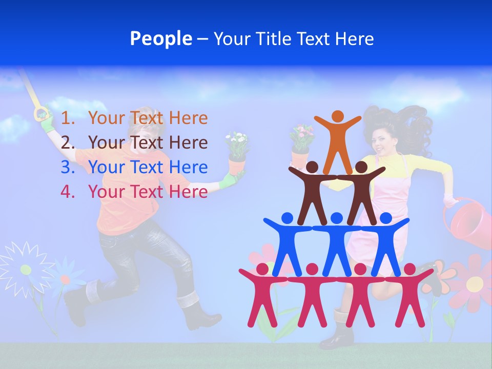 Emotional Background Fantasy PowerPoint Template