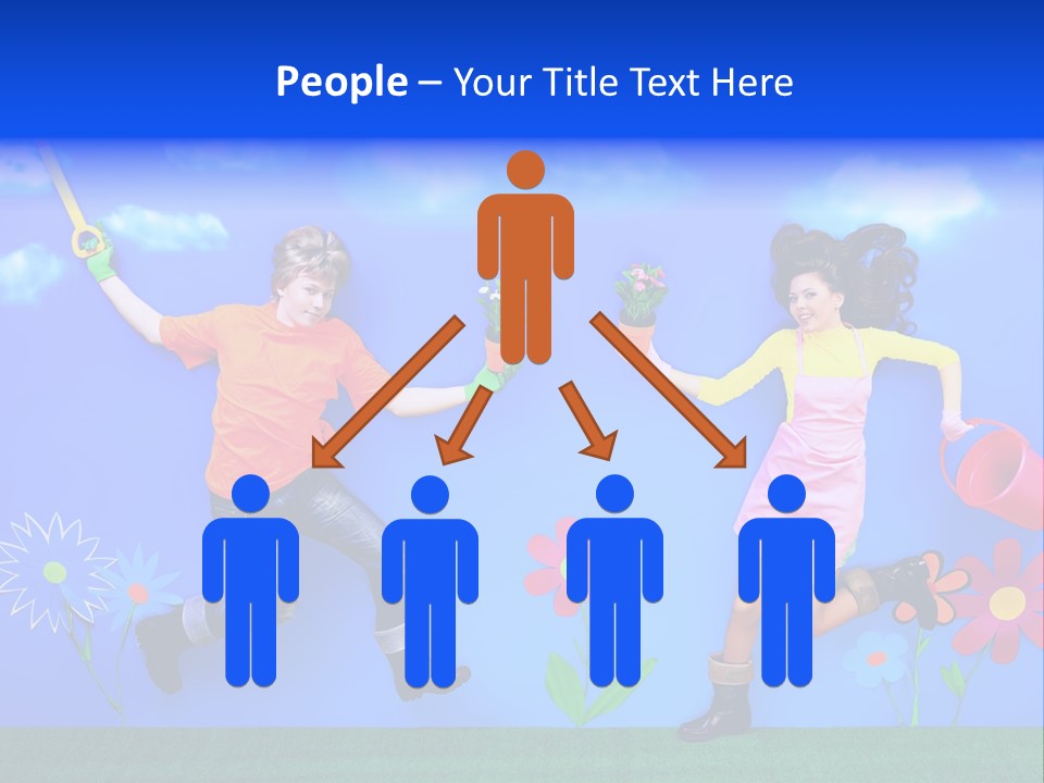 Emotional Background Fantasy PowerPoint Template