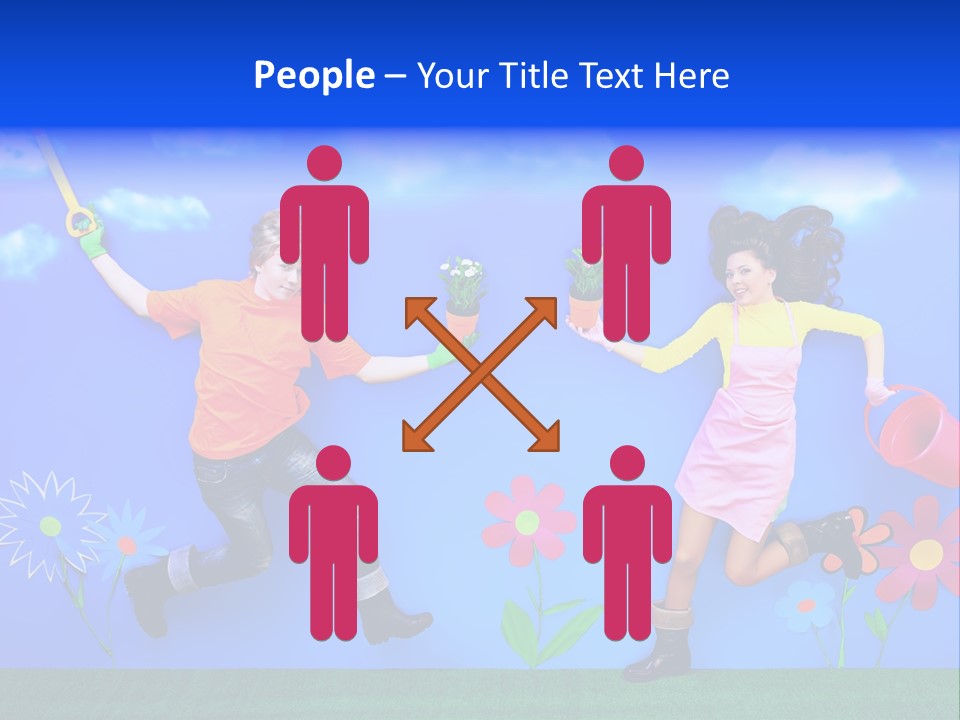 Emotional Background Fantasy PowerPoint Template