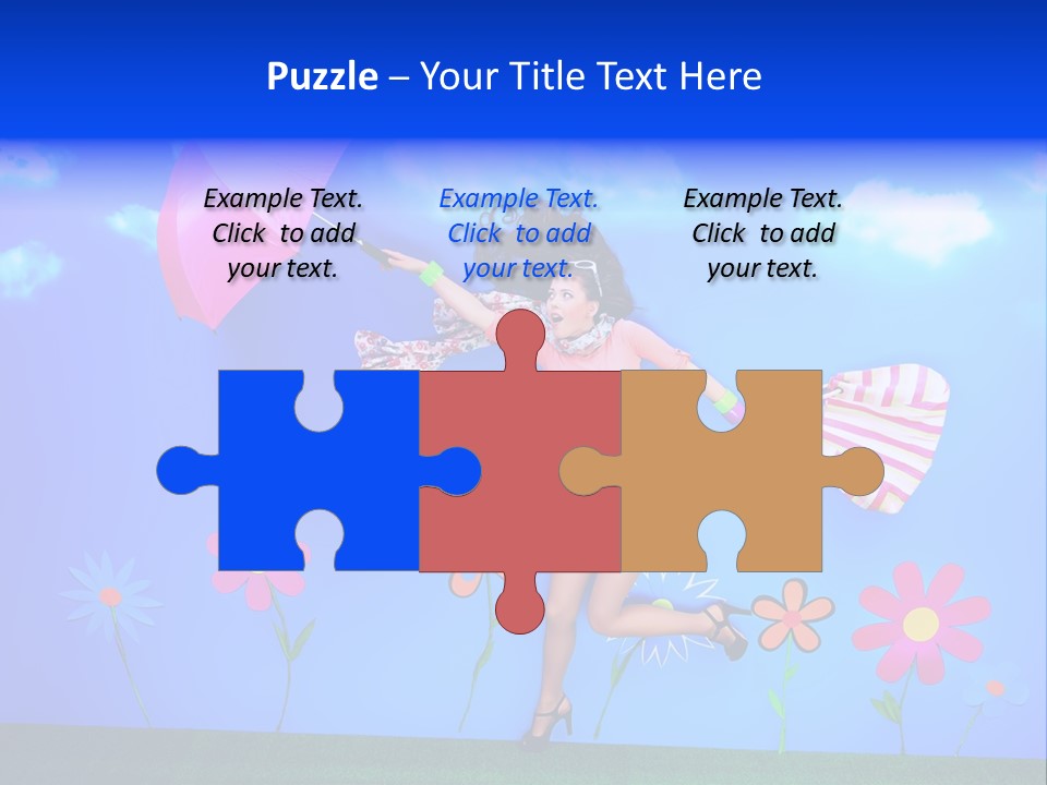 Person Young Fairy PowerPoint Template