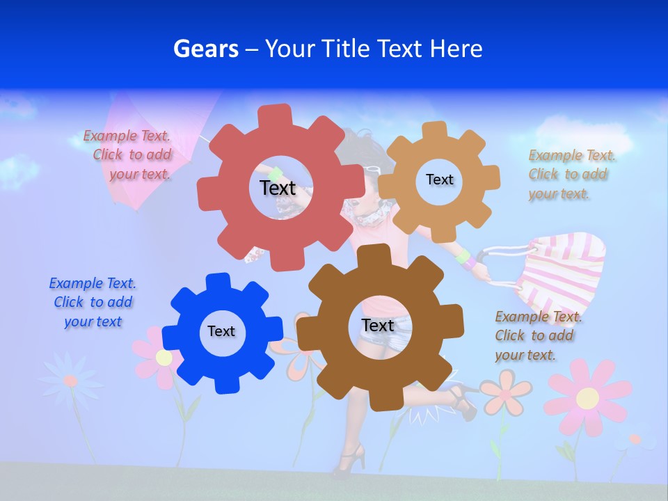 Person Young Fairy PowerPoint Template