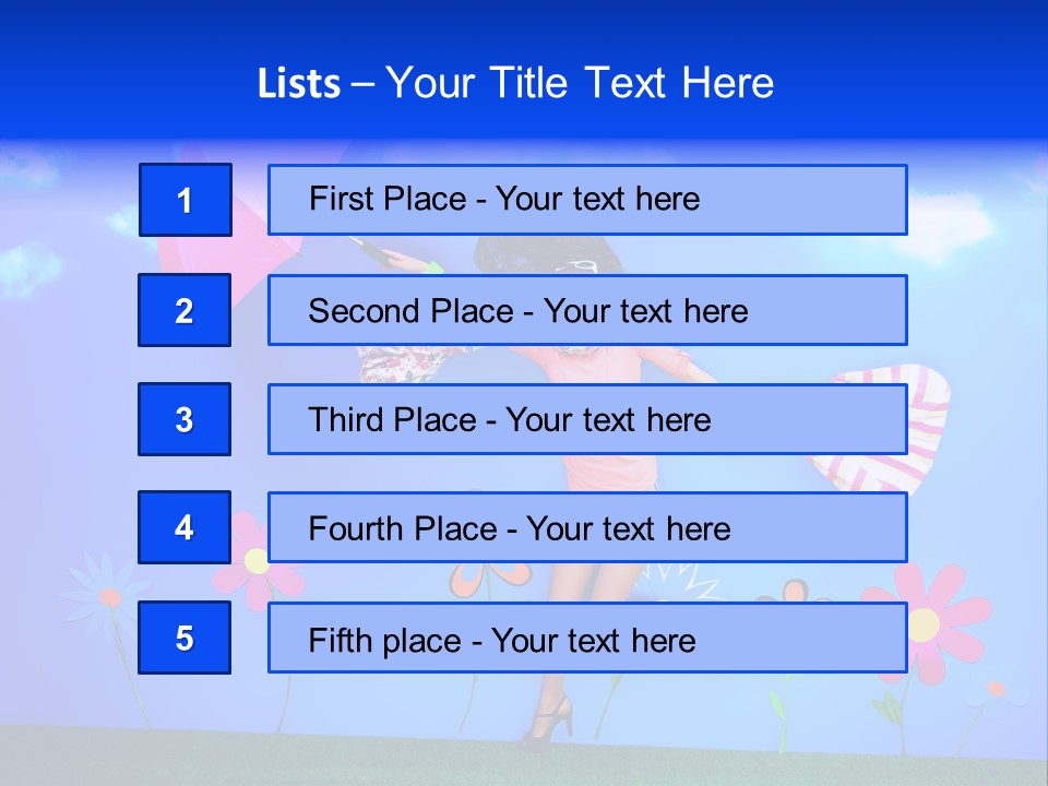 Person Young Fairy PowerPoint Template