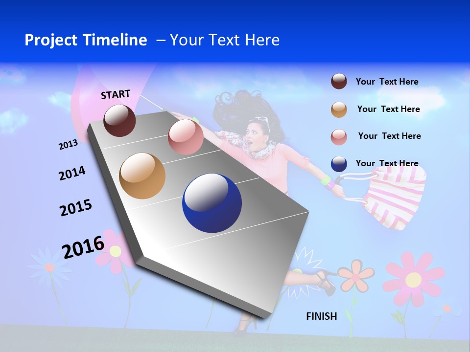 Person Young Fairy PowerPoint Template