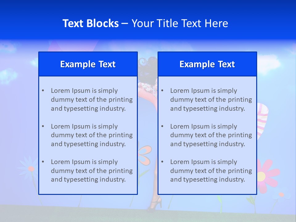 Person Young Fairy PowerPoint Template