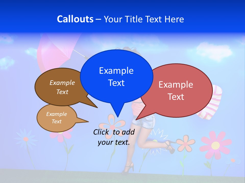 Person Young Fairy PowerPoint Template