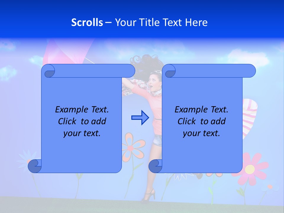 Person Young Fairy PowerPoint Template