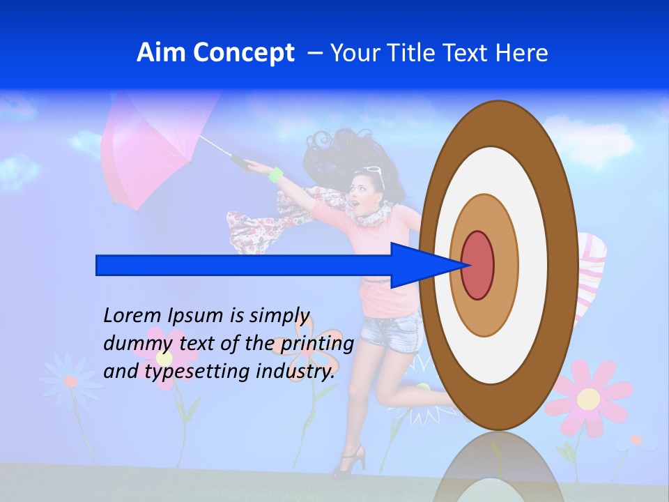 Person Young Fairy PowerPoint Template