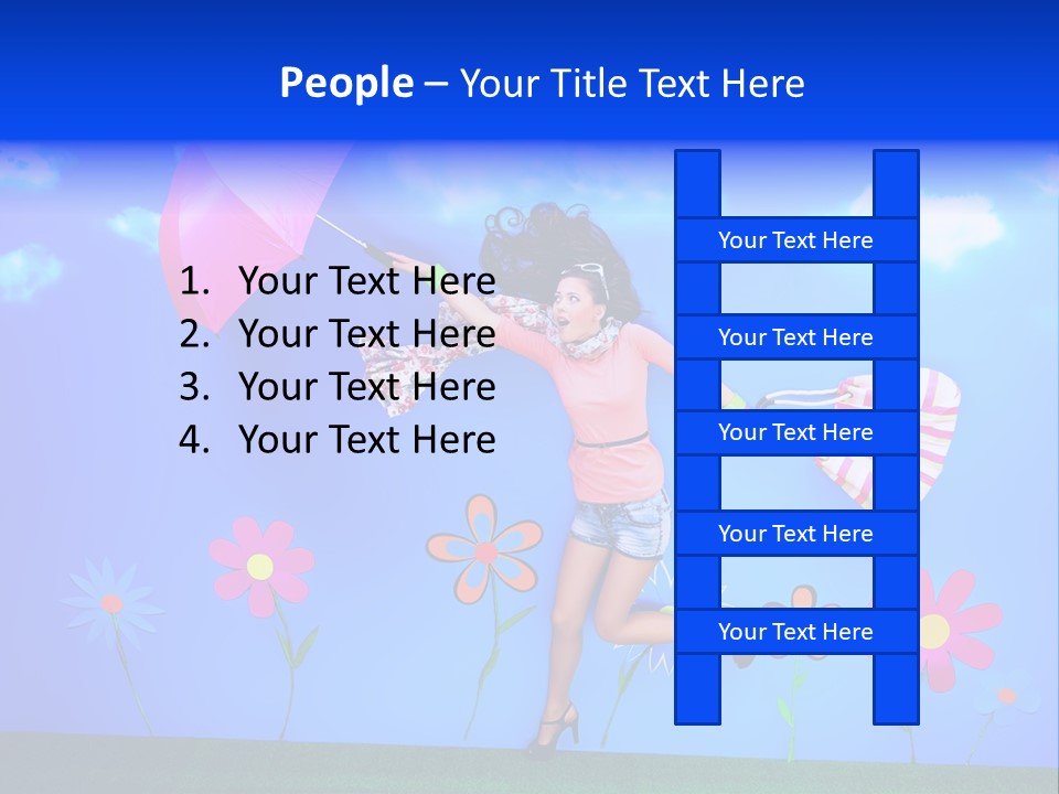 Person Young Fairy PowerPoint Template