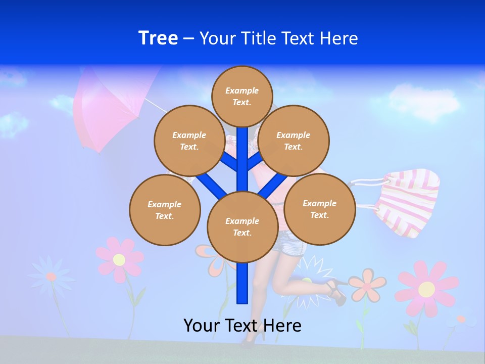 Person Young Fairy PowerPoint Template