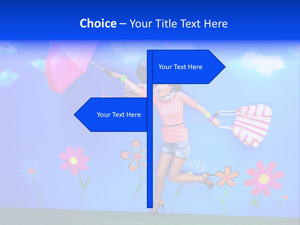 Person Young Fairy PowerPoint Template