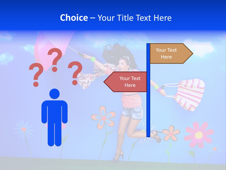 Person Young Fairy PowerPoint Template