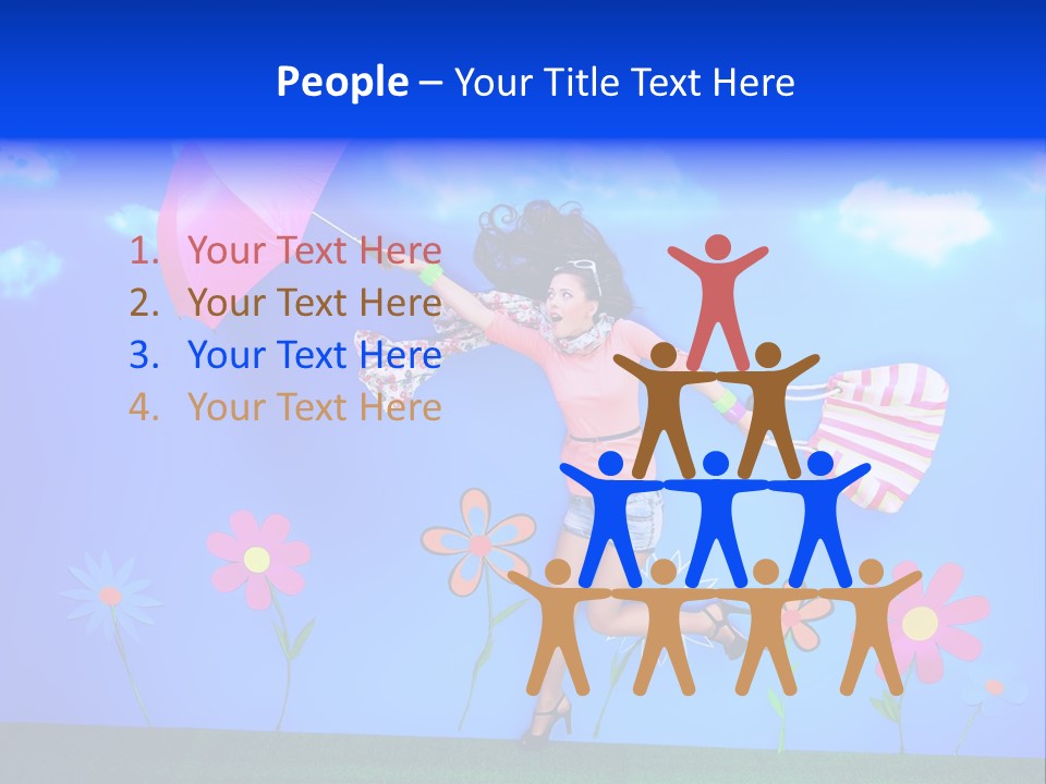 Person Young Fairy PowerPoint Template